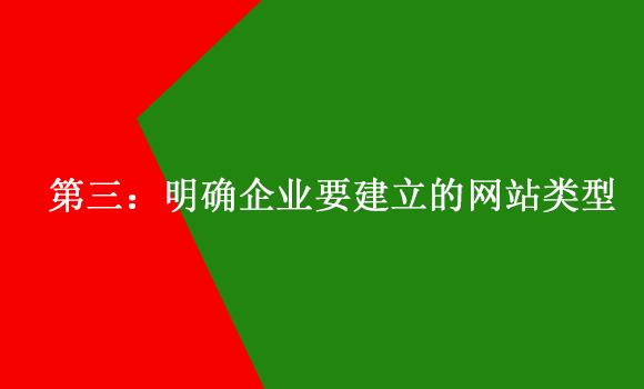 如何建設(shè)一個(gè)標(biāo)準(zhǔn)的企業(yè)網(wǎng)站第三:明確企業(yè)要建立的網(wǎng)站類型
